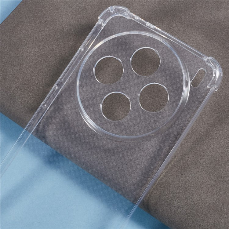 For vivo X200 5G Phone Case Reinforced Four Corner Anti-Drop Clear TPU Cover