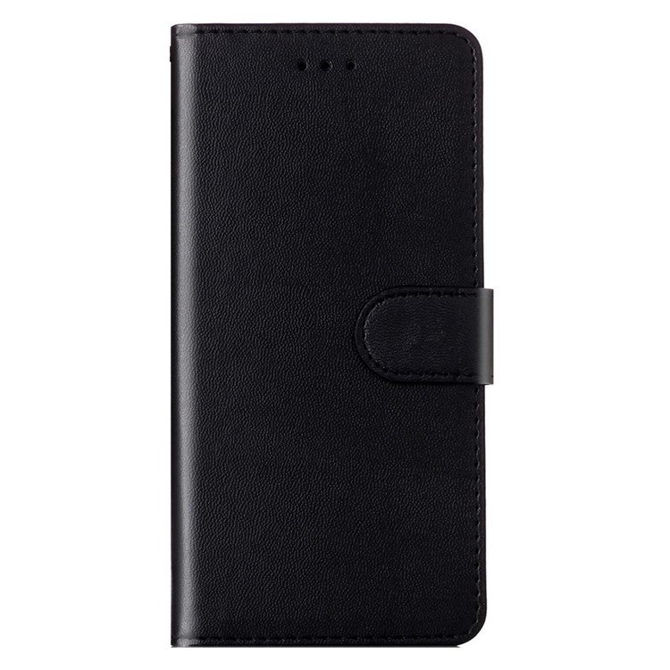 For OnePlus 13 Case with Card Holder PU Leather Flip Wallet Phone Cover - Black
