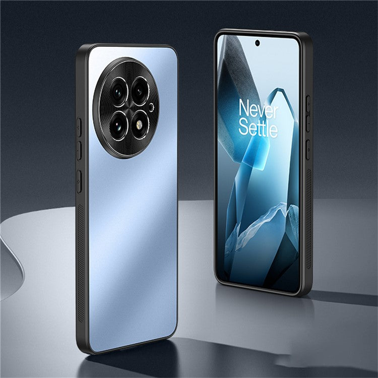 For OnePlus 13 Case CD Veins PC+TPU Anti-Slip Phone Back Cover - Blue