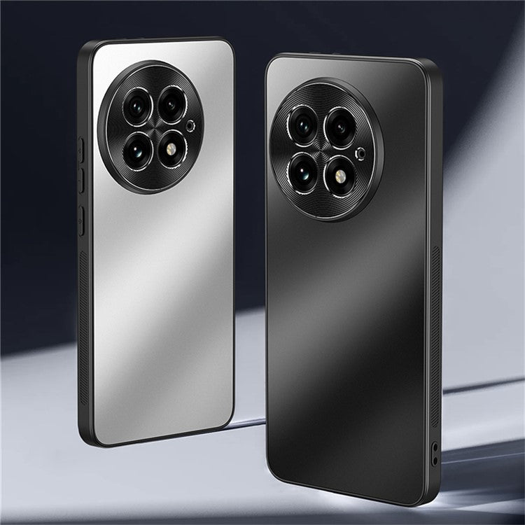 For OnePlus 13 Case CD Veins PC+TPU Anti-Slip Phone Back Cover - Grey