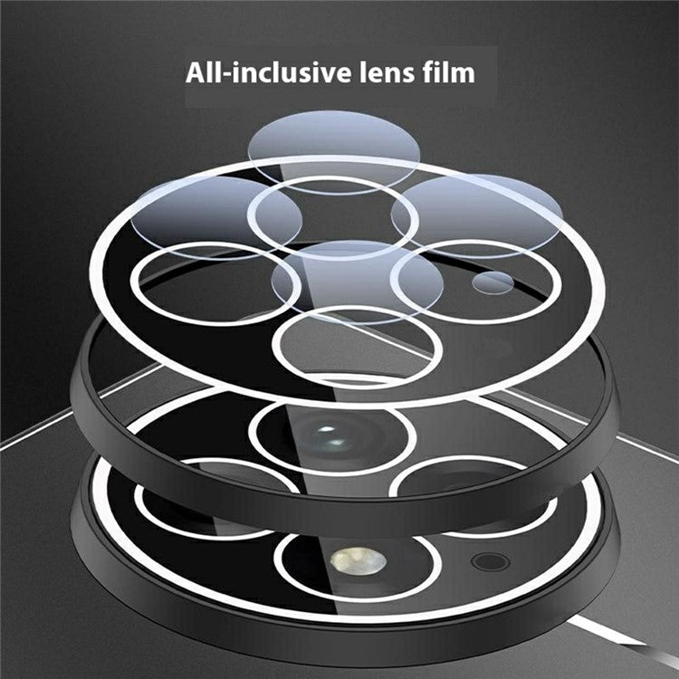 For OnePlus 13 Case PC+TPU Matte Back Phone Cover with Lens Film - Black