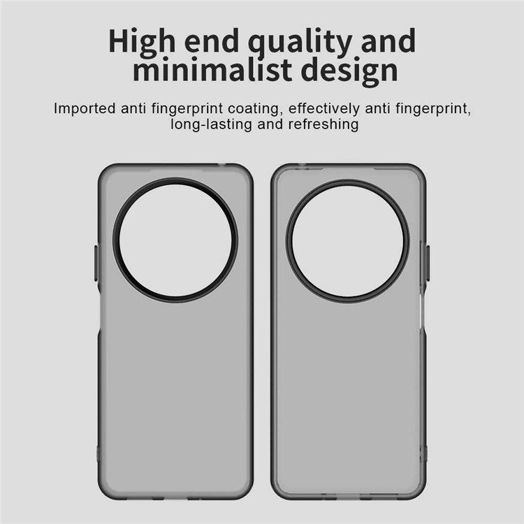 Phone Case for Xiaomi Poco C75 4G / Redmi 14C 4G / 14R 5G / A3 Pro 4G / A4 5G PC+TPU+PET Matte Back Cover - Black