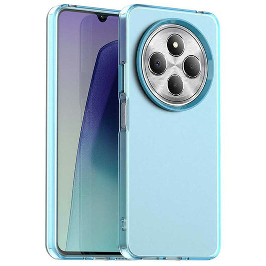 Phone Case for Xiaomi Poco C75 4G / Redmi 14C 4G / 14R 5G / A3 Pro 4G / A4 5G PC+TPU+PET Matte Back Cover - Blue