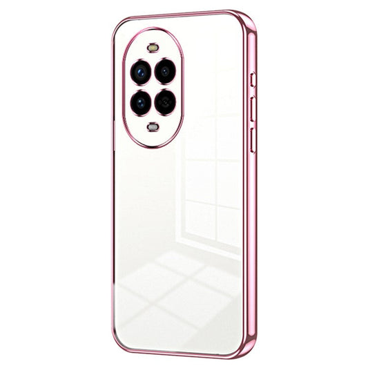 For Huawei nova 13 Pro 5G Case Electroplating Frame Soft TPU Phone Cover - Pink