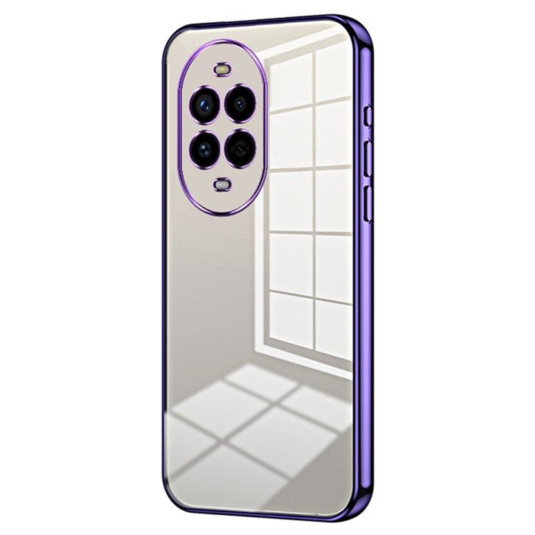 For Huawei nova 13 Pro 5G Case Electroplating Frame Soft TPU Phone Cover - Purple