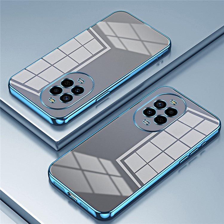 For Huawei nova 13 Pro 5G Case Electroplating Frame Soft TPU Phone Cover - Blue