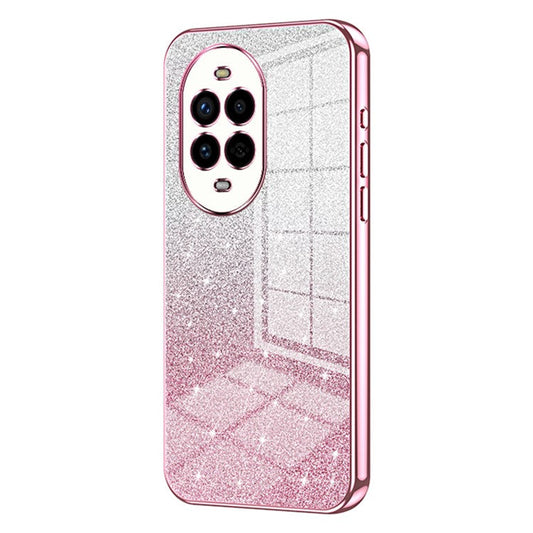 For Huawei nova 13 Pro 5G Case Electroplating Gradient Glitter TPU Phone Cover - Pink