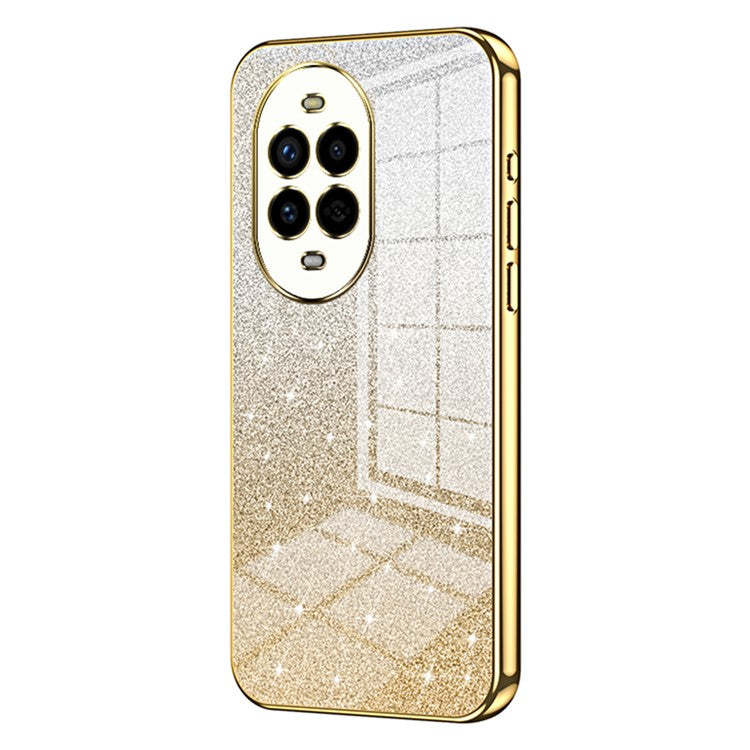 For Huawei nova 13 Pro 5G Case Electroplating Gradient Glitter TPU Phone Cover - Gold