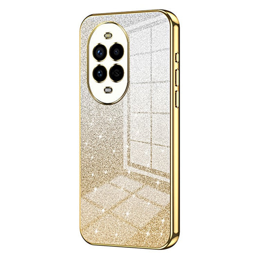 For Huawei nova 13 Pro 5G Case Electroplating Gradient Glitter TPU Phone Cover - Gold