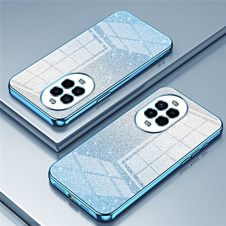 For Huawei nova 13 Pro 5G Case Electroplating Gradient Glitter TPU Phone Cover - Blue