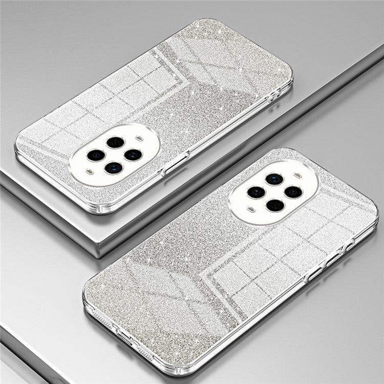 For Huawei nova 13 Pro 5G Case Electroplating Gradient Glitter TPU Phone Cover - Transparent