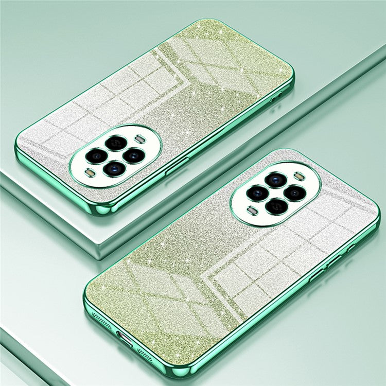 For Huawei nova 13 Pro 5G Case Electroplating Gradient Glitter TPU Phone Cover - Green