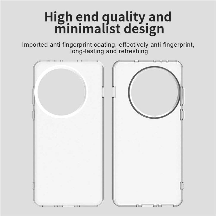 For OnePlus 13 Case PC+TPU+PET Matte Anti-Drop Phone Back Cover - White