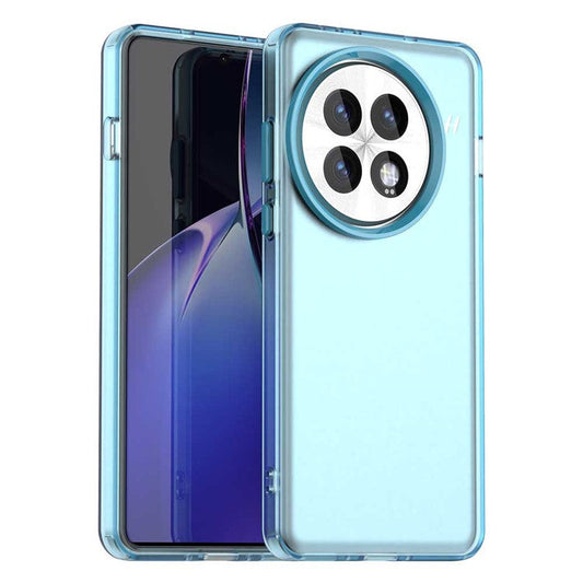 For OnePlus 13 Case PC+TPU+PET Matte Anti-Drop Phone Back Cover - Blue