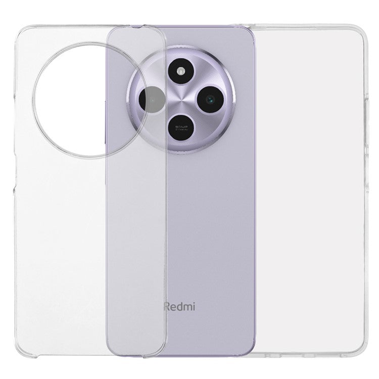 For Xiaomi Poco C75 4G / 14C 4G / 14R 5G Case TPU Frame Clear Acrylic Back Phone Cover with PET Film