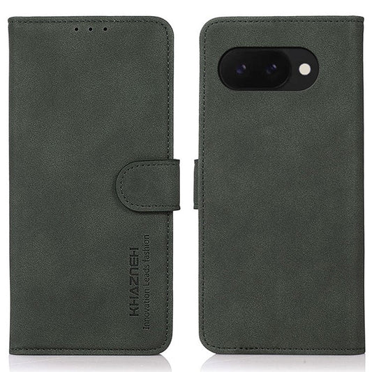 KHAZNEH For Google Pixel 9a Stand Case PU Leather Wallet Phone Cover - Green
