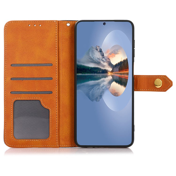 KHAZNEH For Google Pixel 9a Wallet Phone Case Stand Leather Flip Cover - Blue