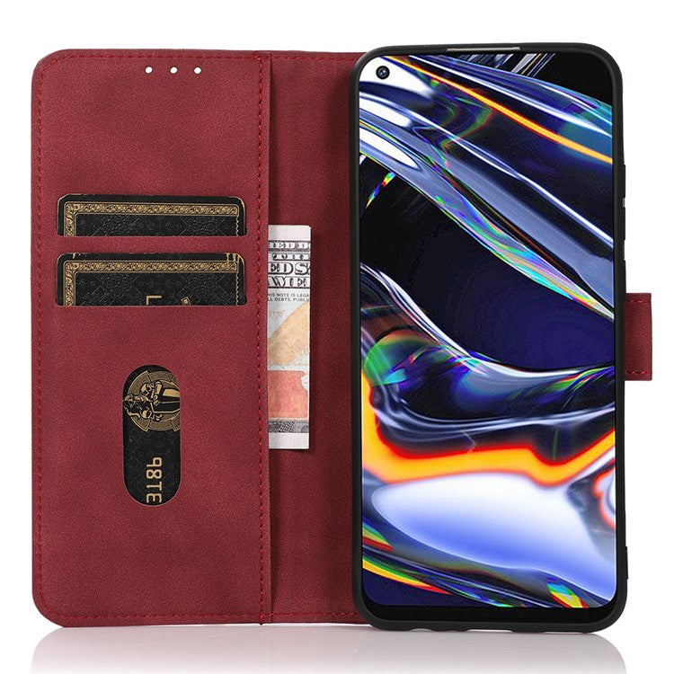 KHAZNEH For OnePlus 13 Stand Case PU Leather Wallet Phone Cover - Red