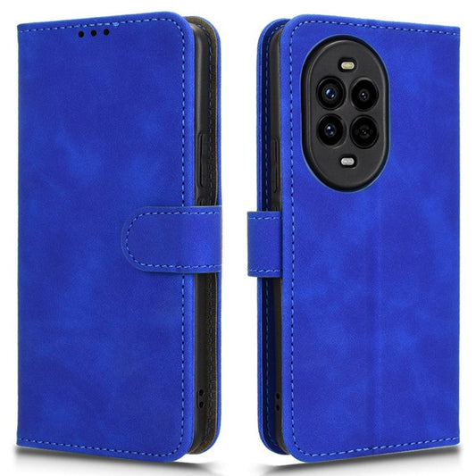 For Huawei nova 13 Pro 5G Leather Case Skin-Feel Anti-Drop Wallet Flip Phone Cover - Blue