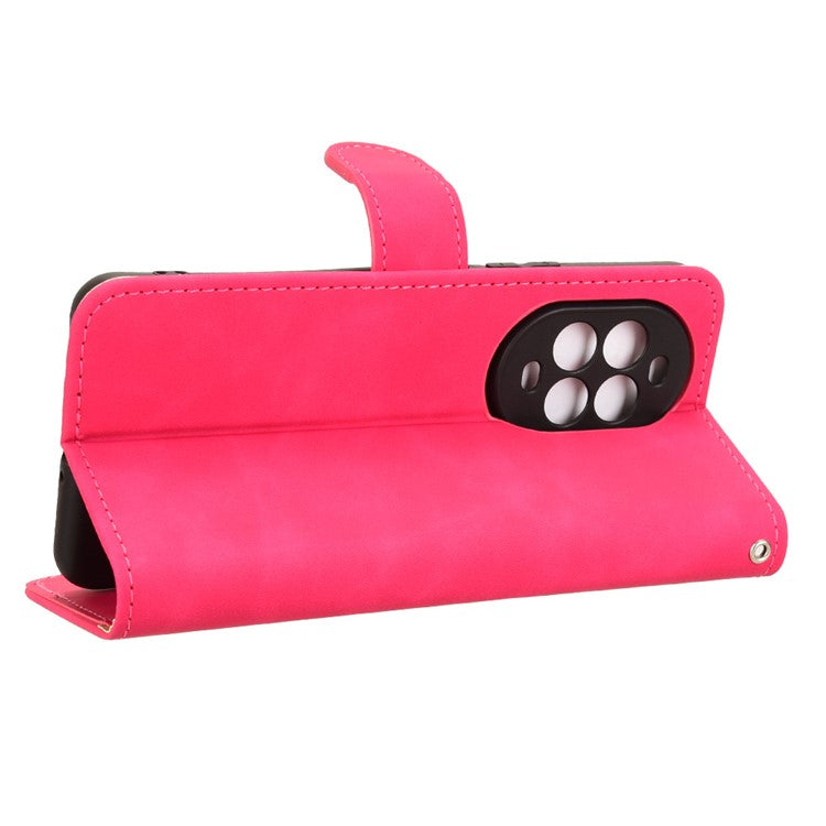 For Huawei nova 13 Pro 5G Leather Case Skin-Feel Anti-Drop Wallet Flip Phone Cover - Rose