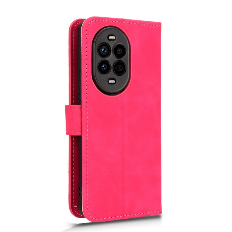 For Huawei nova 13 Pro 5G Leather Case Skin-Feel Anti-Drop Wallet Flip Phone Cover - Rose