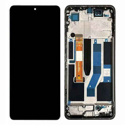 For Realme 10 Pro 5G OEM Grade S LCD Screen and Digitizer Assembly + Frame (Without Logo) - Black