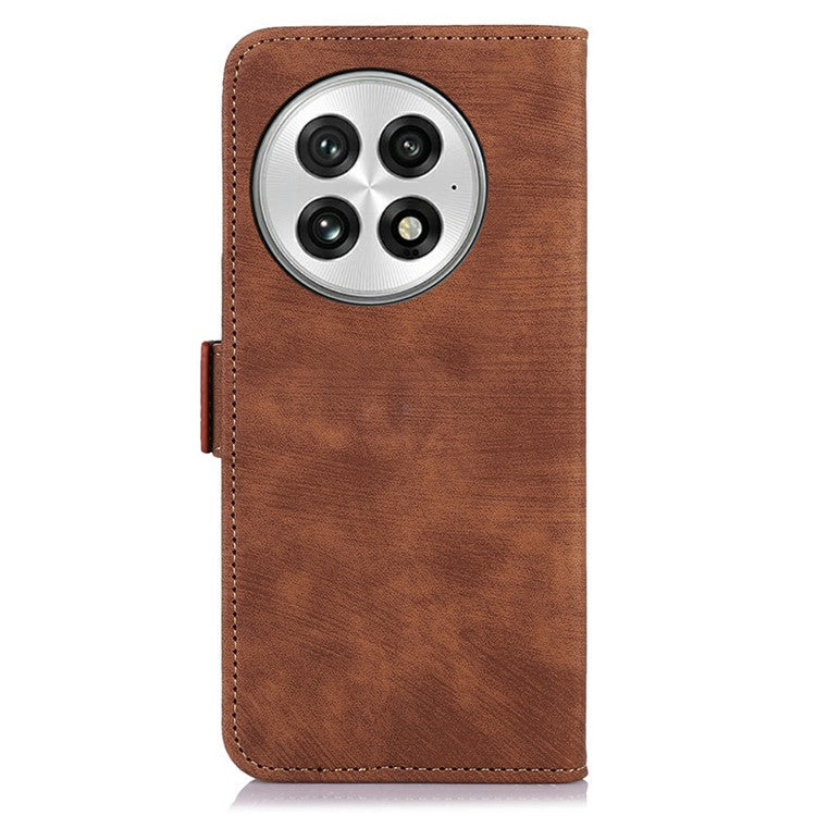 ABEEL For OnePlus 13 Wallet Phone Case Retro Leather Flip Cover with Stand - Brown