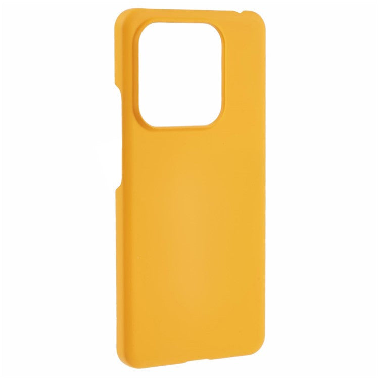 For Xiaomi Redmi Note 14 5G Case Hard PC Frosted Minimalist Phone Cover - Yellow