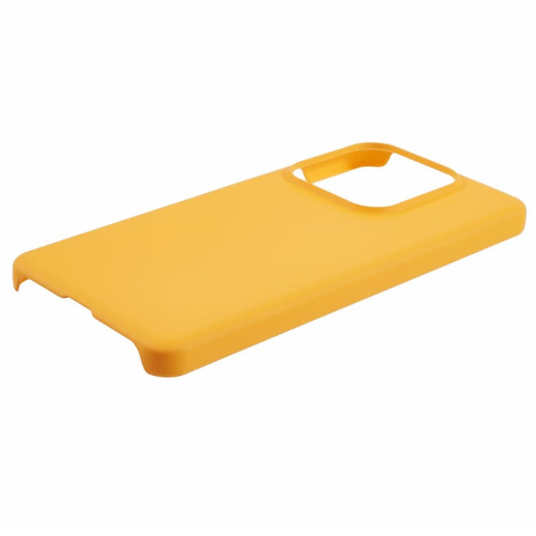 For Xiaomi Redmi Note 14 5G Case Hard PC Frosted Minimalist Phone Cover - Yellow