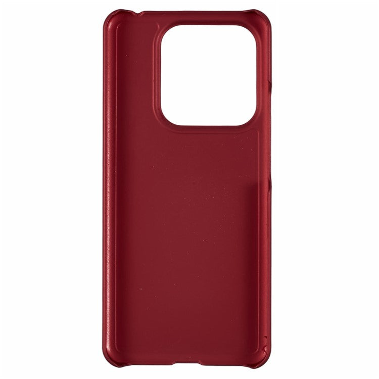For Xiaomi Redmi Note 14 5G Case Hard PC Frosted Minimalist Phone Cover - Red