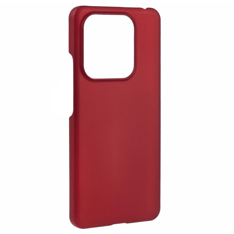 For Xiaomi Redmi Note 14 5G Case Hard PC Frosted Minimalist Phone Cover - Red