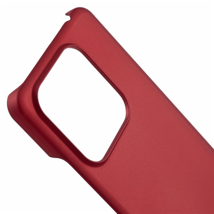 For Xiaomi Redmi Note 14 5G Case Hard PC Frosted Minimalist Phone Cover - Red