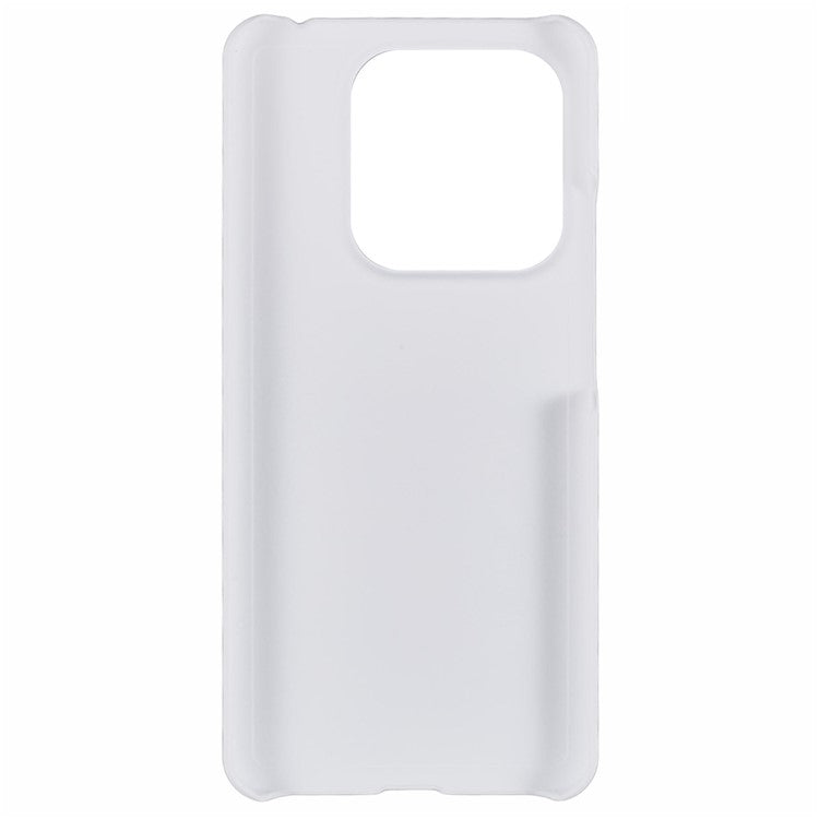 For Xiaomi Redmi Note 14 5G Case Hard PC Frosted Minimalist Phone Cover - White