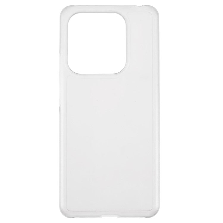 For Xiaomi Redmi Note 14 5G Case Hard PC Frosted Minimalist Phone Cover - Transparent