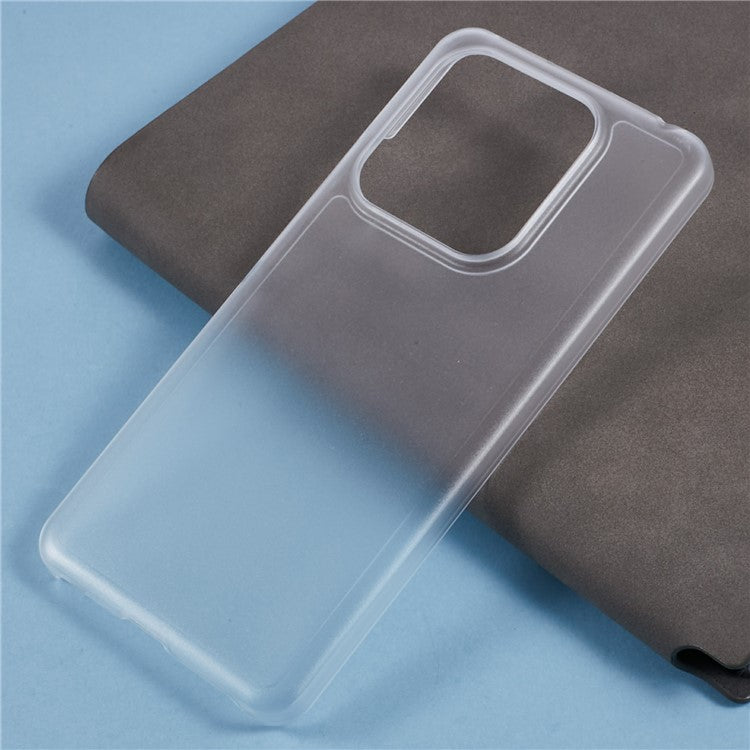 For Xiaomi Redmi Note 14 5G Case Hard PC Frosted Minimalist Phone Cover - Transparent