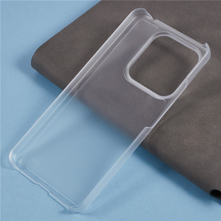 For Xiaomi Redmi Note 14 5G Case Hard PC Frosted Minimalist Phone Cover - Transparent
