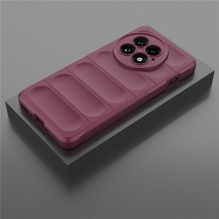 For OnePlus 13 Case Anti-Drop Soft TPU Rugged Phone Back Cover - Wine Red