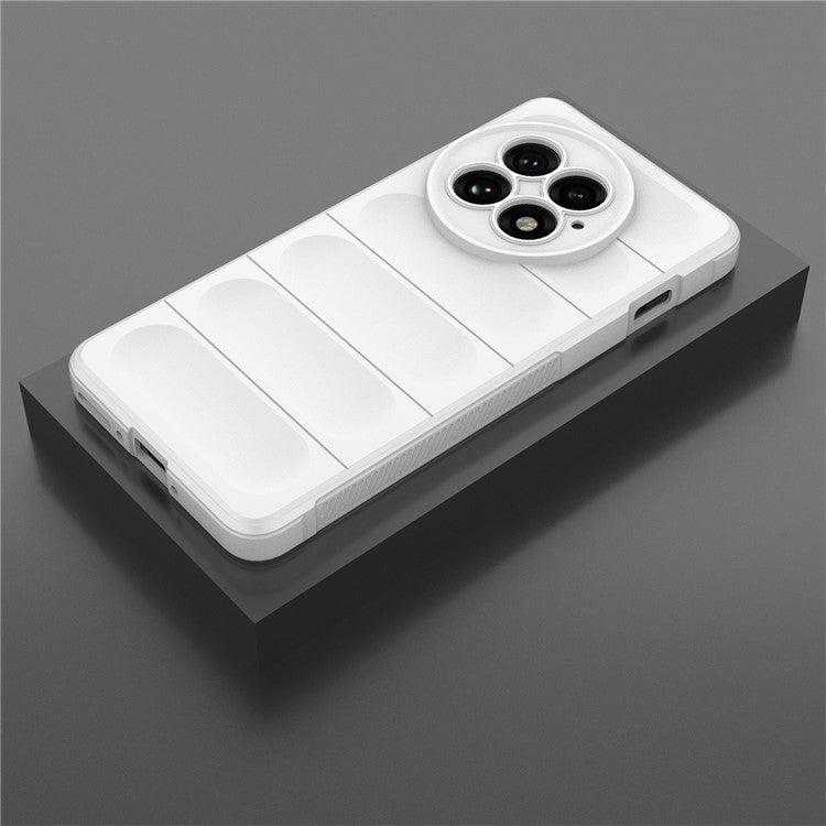 For OnePlus 13 Case Anti-Drop Soft TPU Rugged Phone Back Cover - White