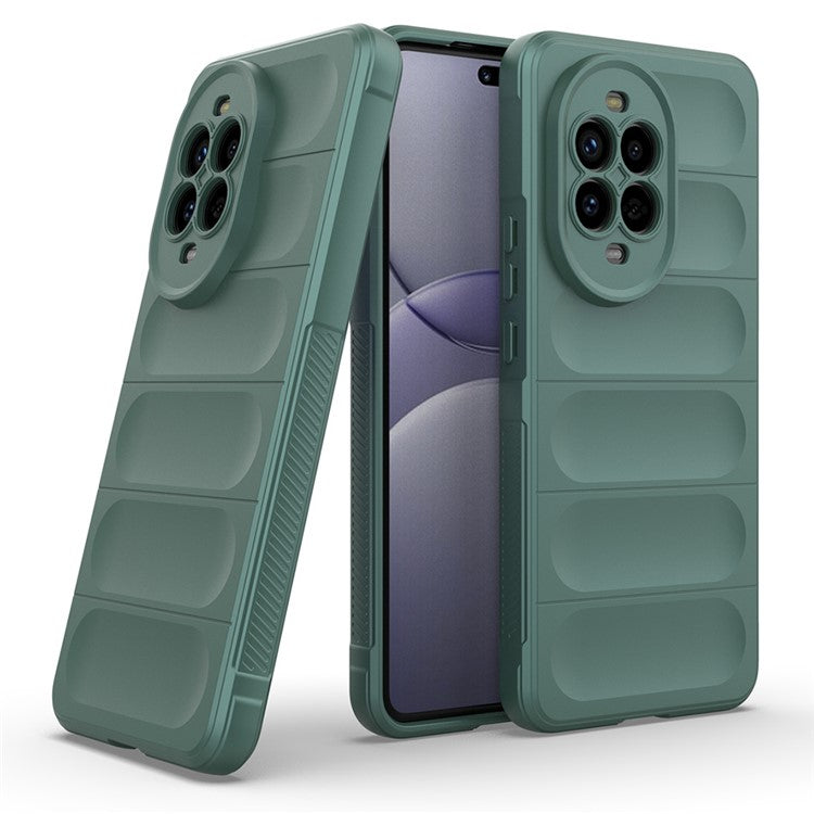 For Huawei nova 13 Pro 5G Case Anti-Drop Soft TPU Rugged Phone Back Cover - Green