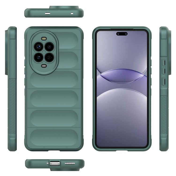 For Huawei nova 13 Pro 5G Case Anti-Drop Soft TPU Rugged Phone Back Cover - Green