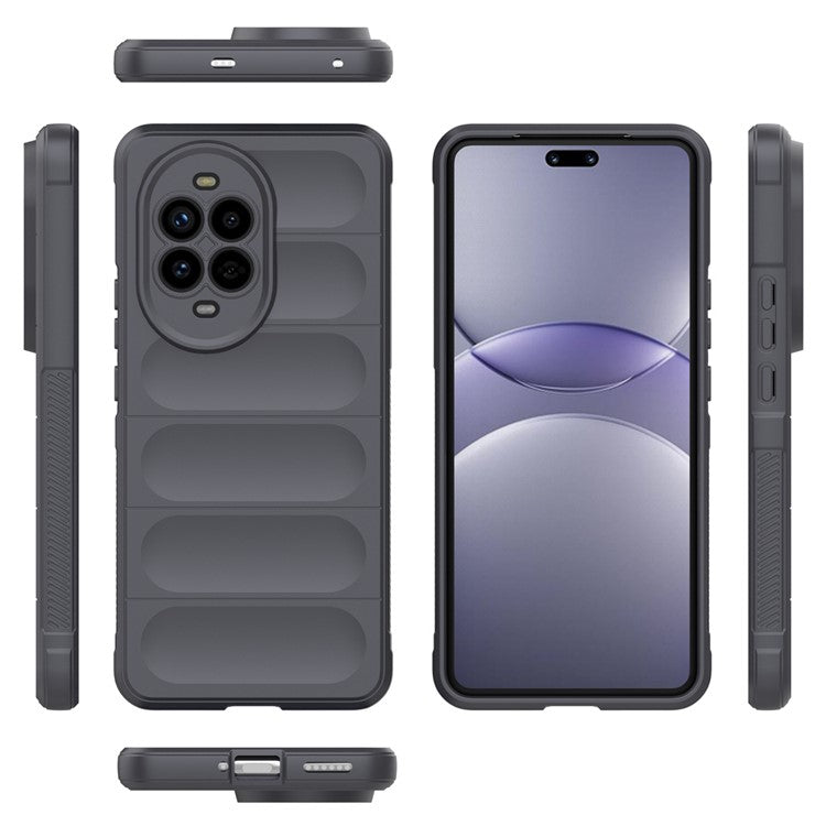 For Huawei nova 13 Pro 5G Case Anti-Drop Soft TPU Rugged Phone Back Cover - Dark Grey