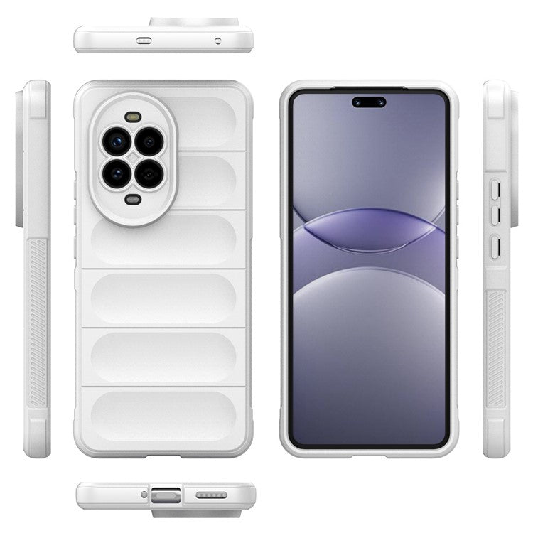 For Huawei nova 13 Pro 5G Case Anti-Drop Soft TPU Rugged Phone Back Cover - White