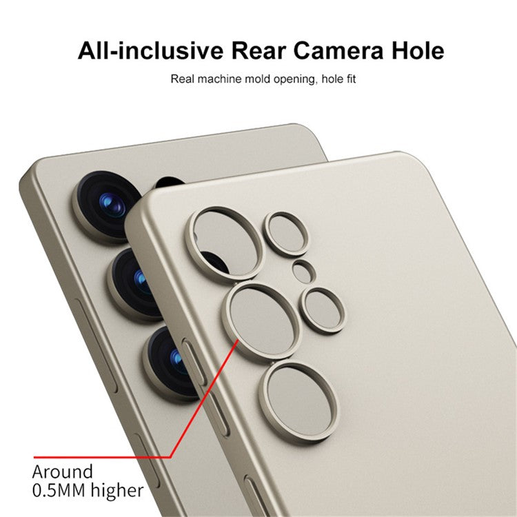 GKK For Samsung Galaxy S25 Ultra PC Slim Case Protective Phone Back Cover - Black