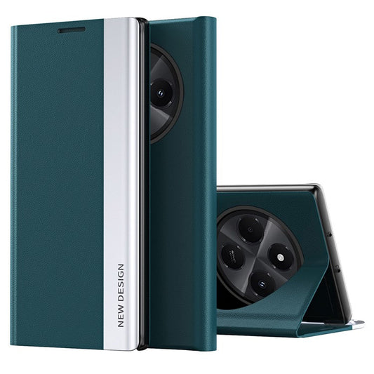 Case For Xiaomi Redmi 14C 4G / 14R 5G / Poco C75 4G Anti-Drop Leather Phone Cover with Stand - Green