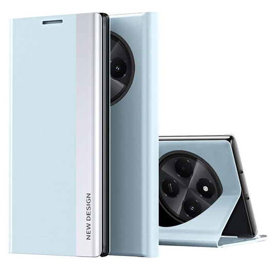 Case For Xiaomi Redmi 14C 4G / 14R 5G / Poco C75 4G Anti-Drop Leather Phone Cover with Stand - Sky Blue