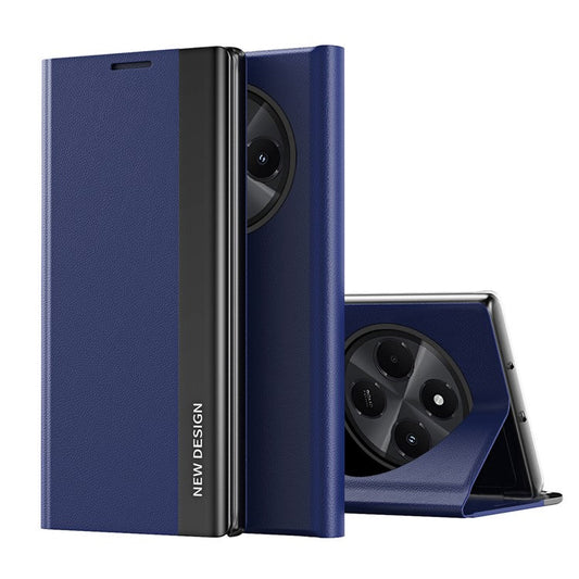 Case For Xiaomi Redmi 14C 4G / 14R 5G / Poco C75 4G Anti-Drop Leather Phone Cover with Stand - Sapphire