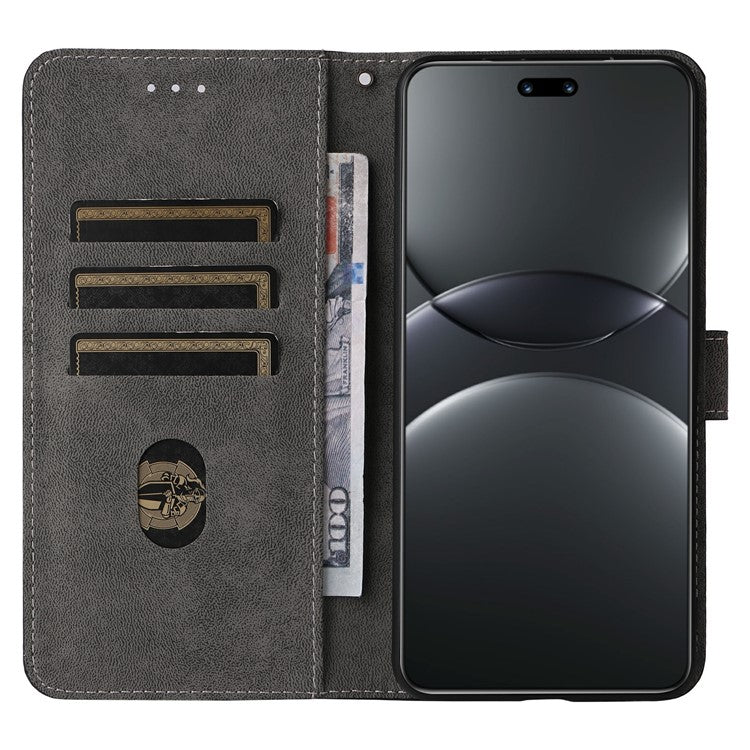 For Huawei nova 13 Pro 5G Wallet Case RFID Blocking PU Leather Cover Stand View - Black