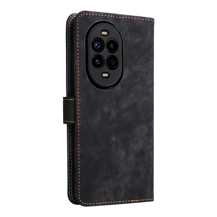 For Huawei nova 13 Pro 5G Wallet Case RFID Blocking PU Leather Cover Stand View - Black