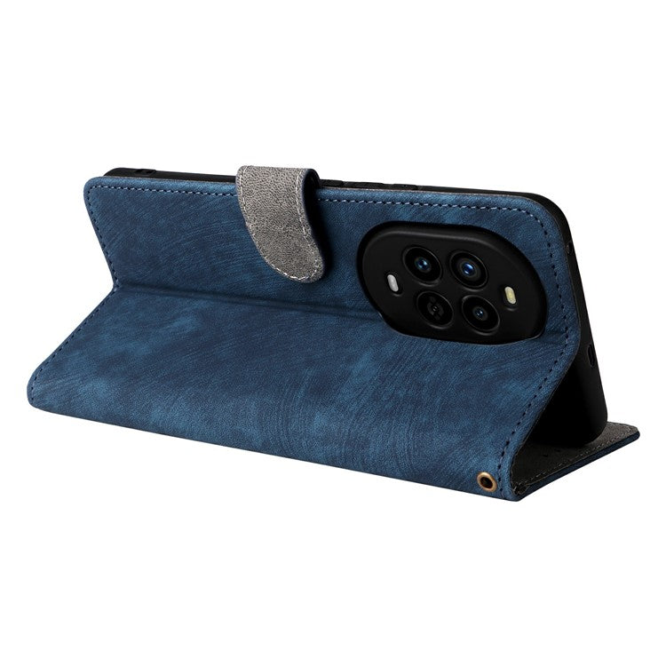 For Huawei nova 13 Pro 5G Wallet Case RFID Blocking PU Leather Cover Stand View - Blue