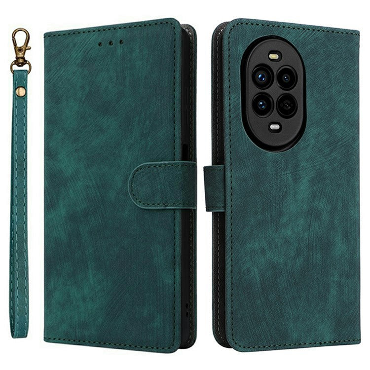 For Huawei nova 13 Pro 5G Wallet Case RFID Blocking PU Leather Cover Stand View - Green